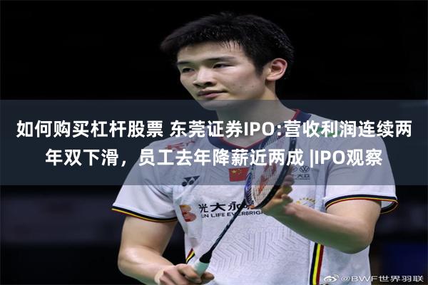 如何购买杠杆股票 东莞证券IPO:营收利润连续两年双下滑，员工去年降薪近两成 |IPO观察